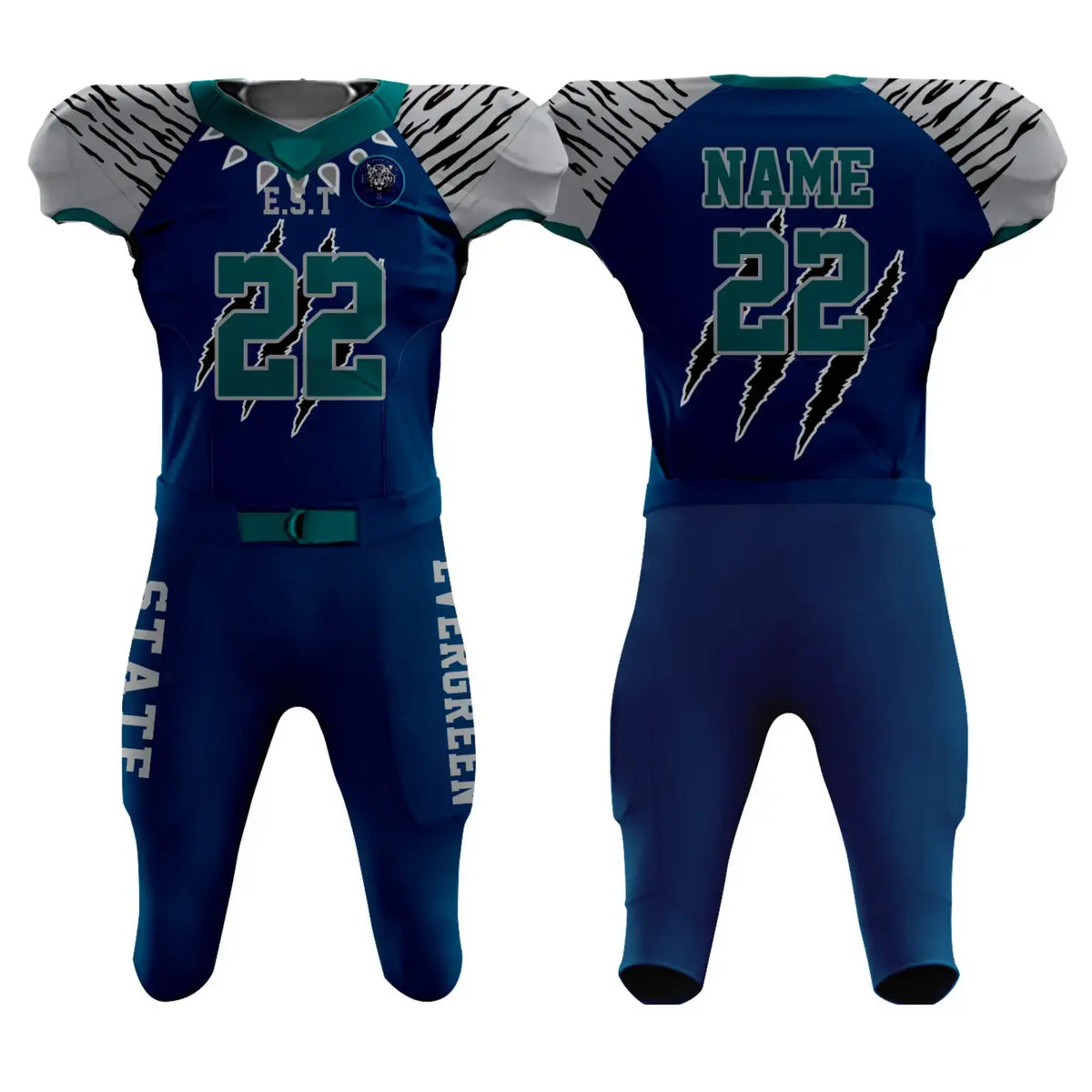 American Football Uniform