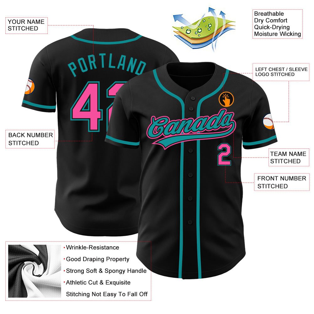 Custom20Black20Pink20Teal20Authentic20Baseball20Jersey200004.jpg