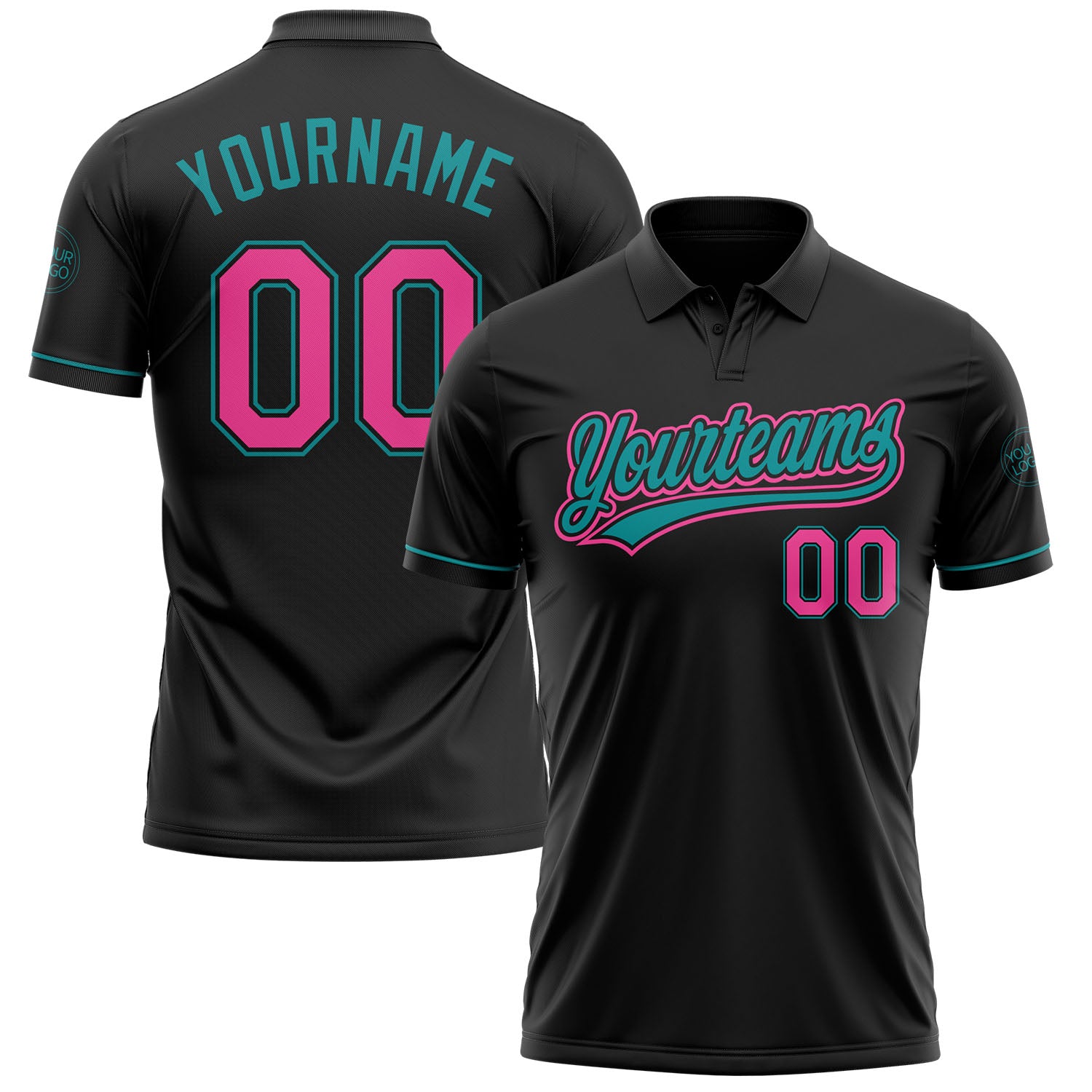 Custom20Black20Pink20Teal20Performance20Vapor20Golf20Polo20Shirt200001.jpg