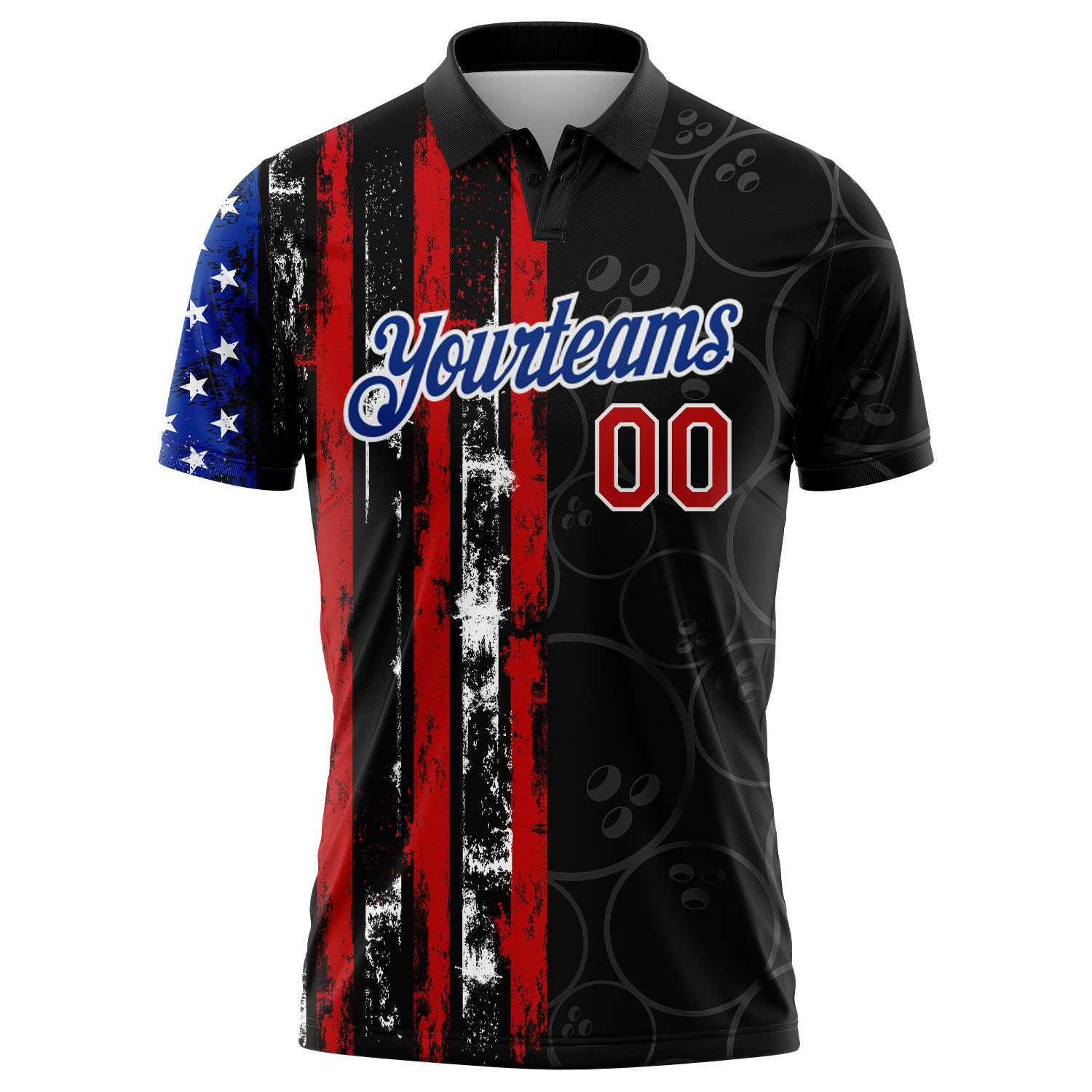 Custom20Black20Red20Royal203d20Pattern20Design20Bowling20Ball20American20Flag20Performance20Polo20Shirt200002.jpg