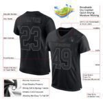 Custom20Black20Steel20Gray20Mesh20Authentic20Football20Jersey200001.jpg