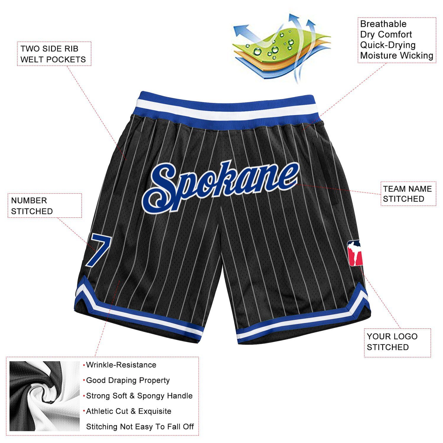 Custom20Black20White20Pinstripe20Royal20White20Authentic20Basketball20Shorts200002.jpg