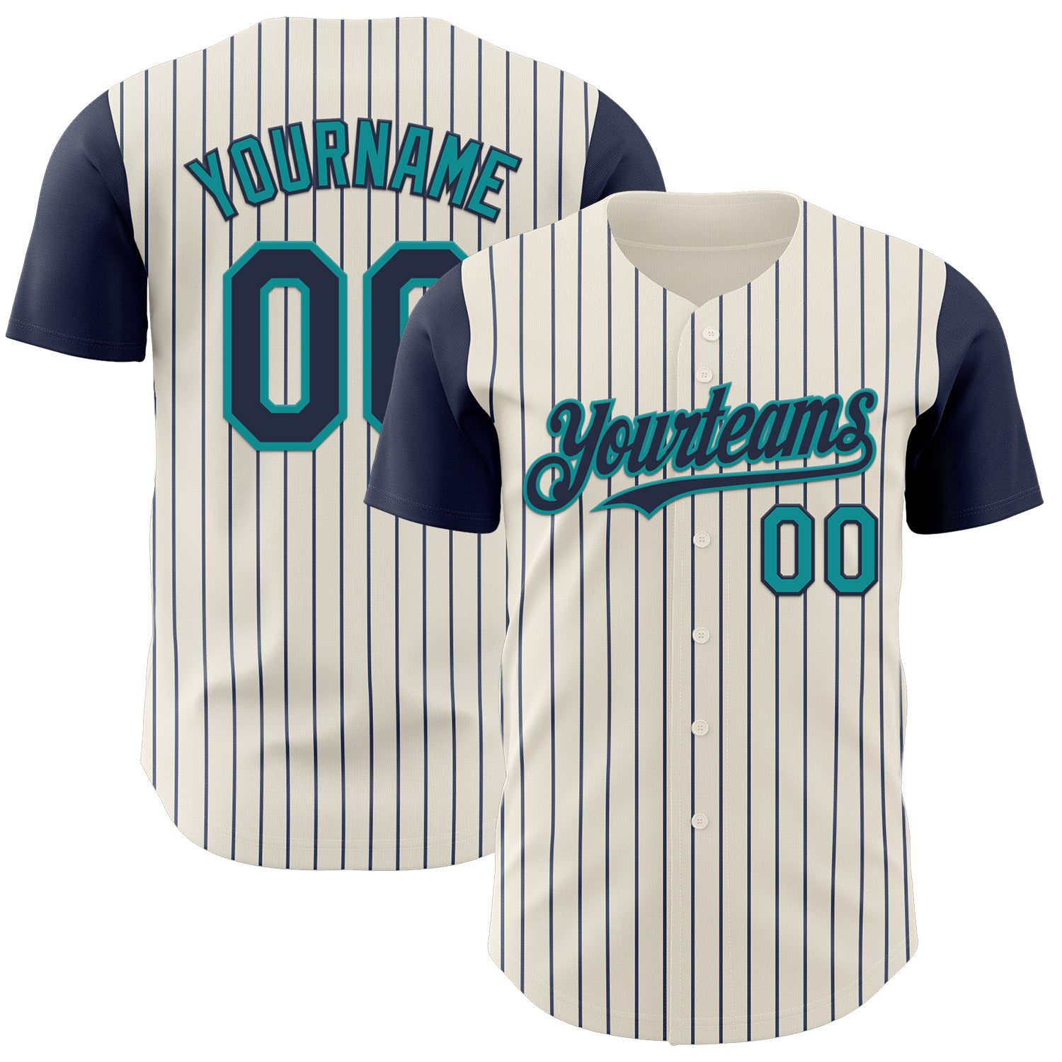 Custom20Cream20Navy20Pinstripe20Teal20Authentic20Two20Tone20Baseball20Jersey200001.jpg