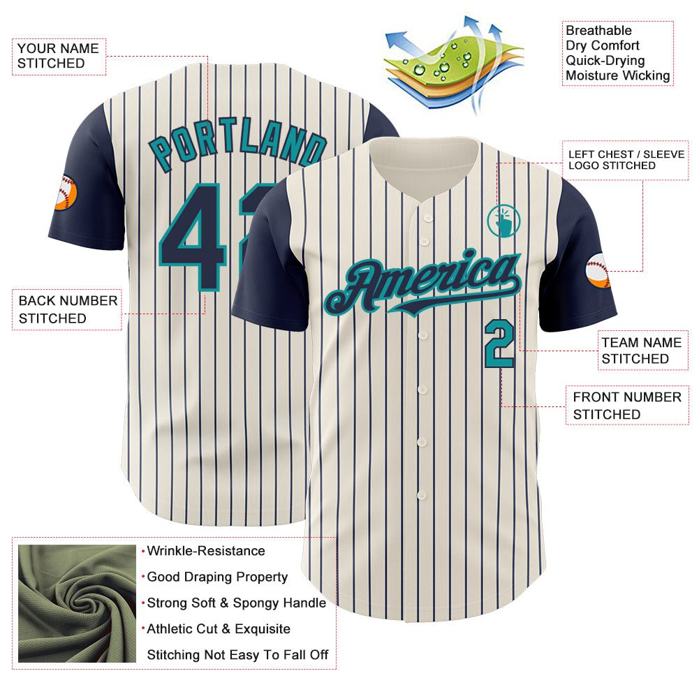 Custom20Cream20Navy20Pinstripe20Teal20Authentic20Two20Tone20Baseball20Jersey200003.jpg