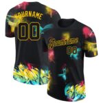 Custom20Graffiti20Pattern20Black20Gold203d20Performance20T20Shirt200001.jpg