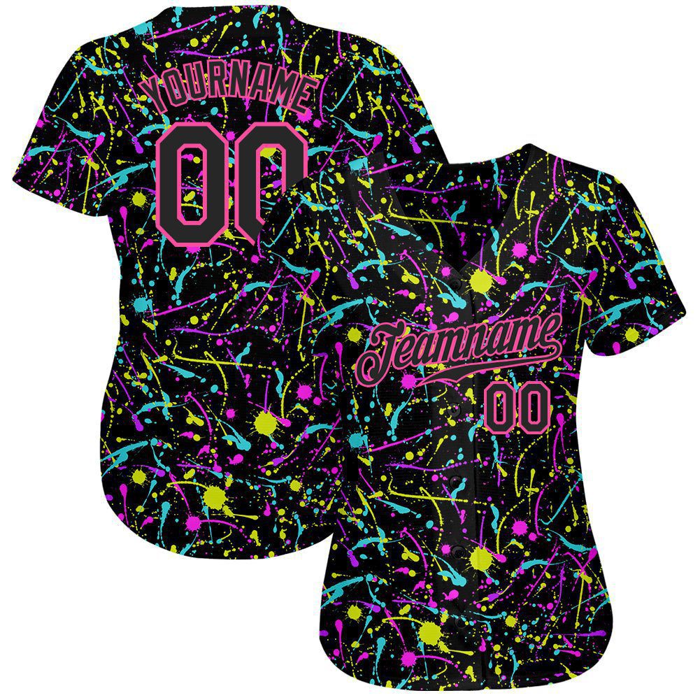 Custom20Graffiti20Pattern20Black20Pink203d20Neon20Splatter20Authentic20Baseball20Jersey200003.jpg
