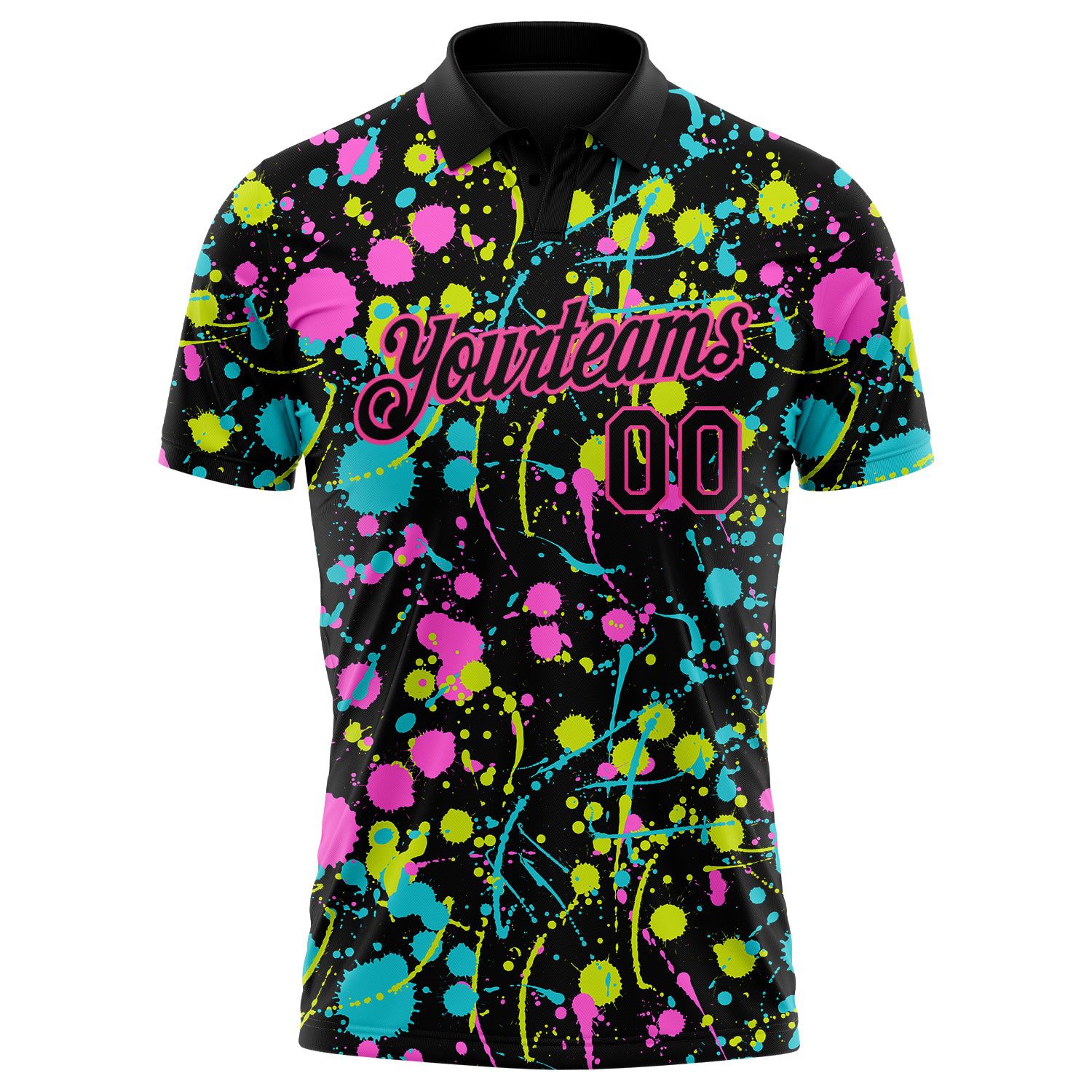 Custom20Graffiti20Pattern20Black20Pink203d20Neon20Splatter20Performance20Golf20Polo20Shirt200002.jpg