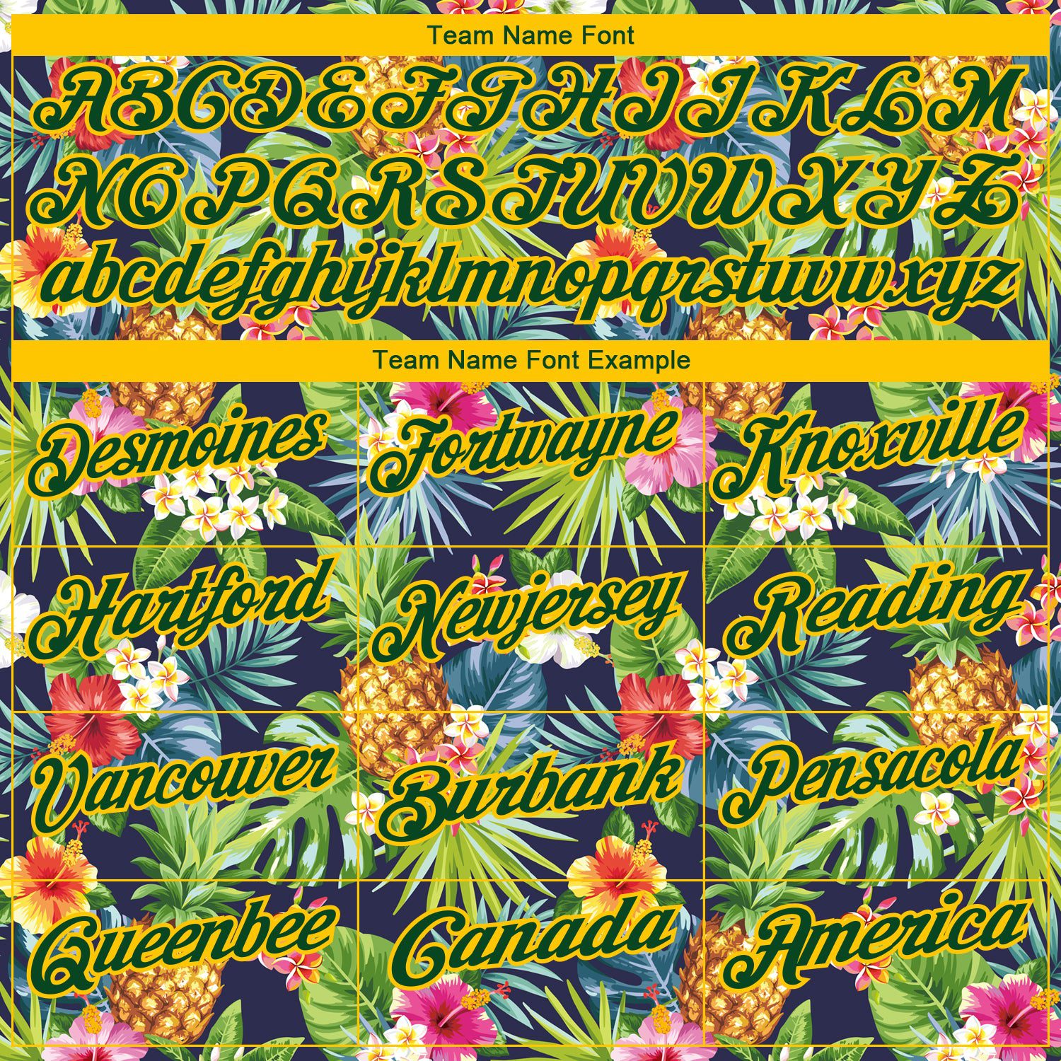 Custom20Green20Yellow203d20Pattern20Design20Tropical20Pattern20With20Pineapples20Palm20Leaves20And20Flowers20Performance20Golf20Polo20Shirt200004.jpg