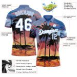 Custom20Light20Blue20White203d20Pattern20Design20Hawaii20Palm20Trees20Performance20Golf20Polo20Shirt200001.jpg