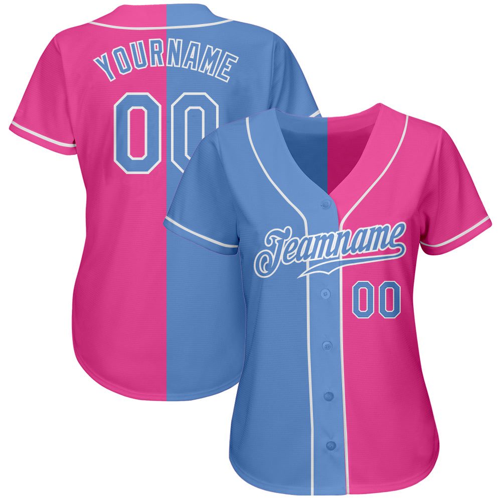 Custom20Pink20Light20Blue20White20Authentic20Split20Fashion20Baseball20Jersey200002.jpg