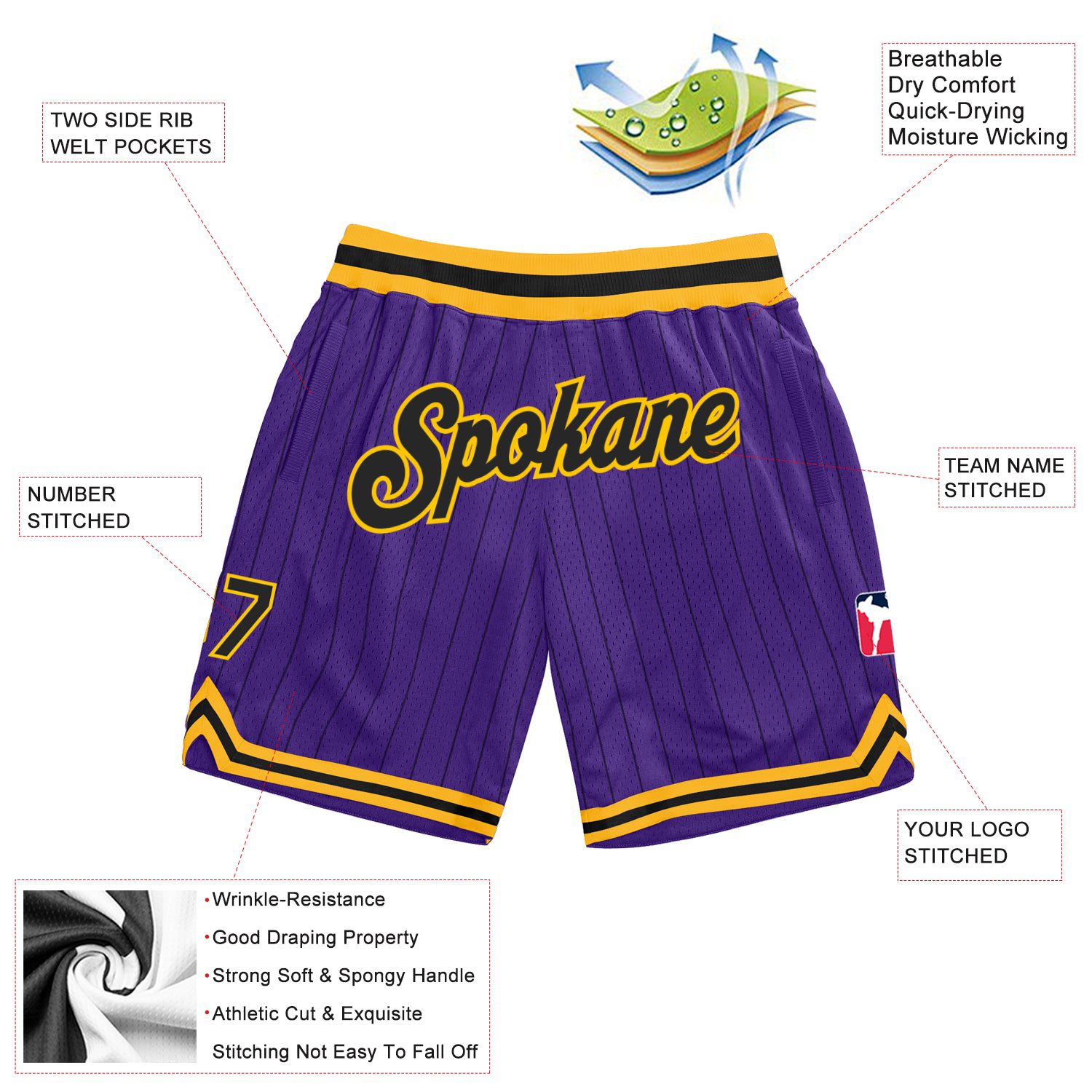 Custom20Purple20Black20Pinstripe20Black20Gold20Authentic20Basketball20Shorts200002.jpg
