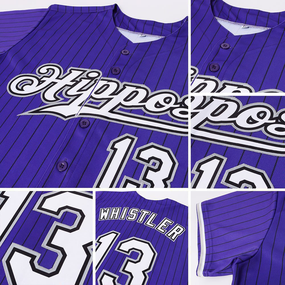 Custom20Purple20Black20Pinstripe20White20Gray20Authentic20Baseball20Jersey200006.jpg