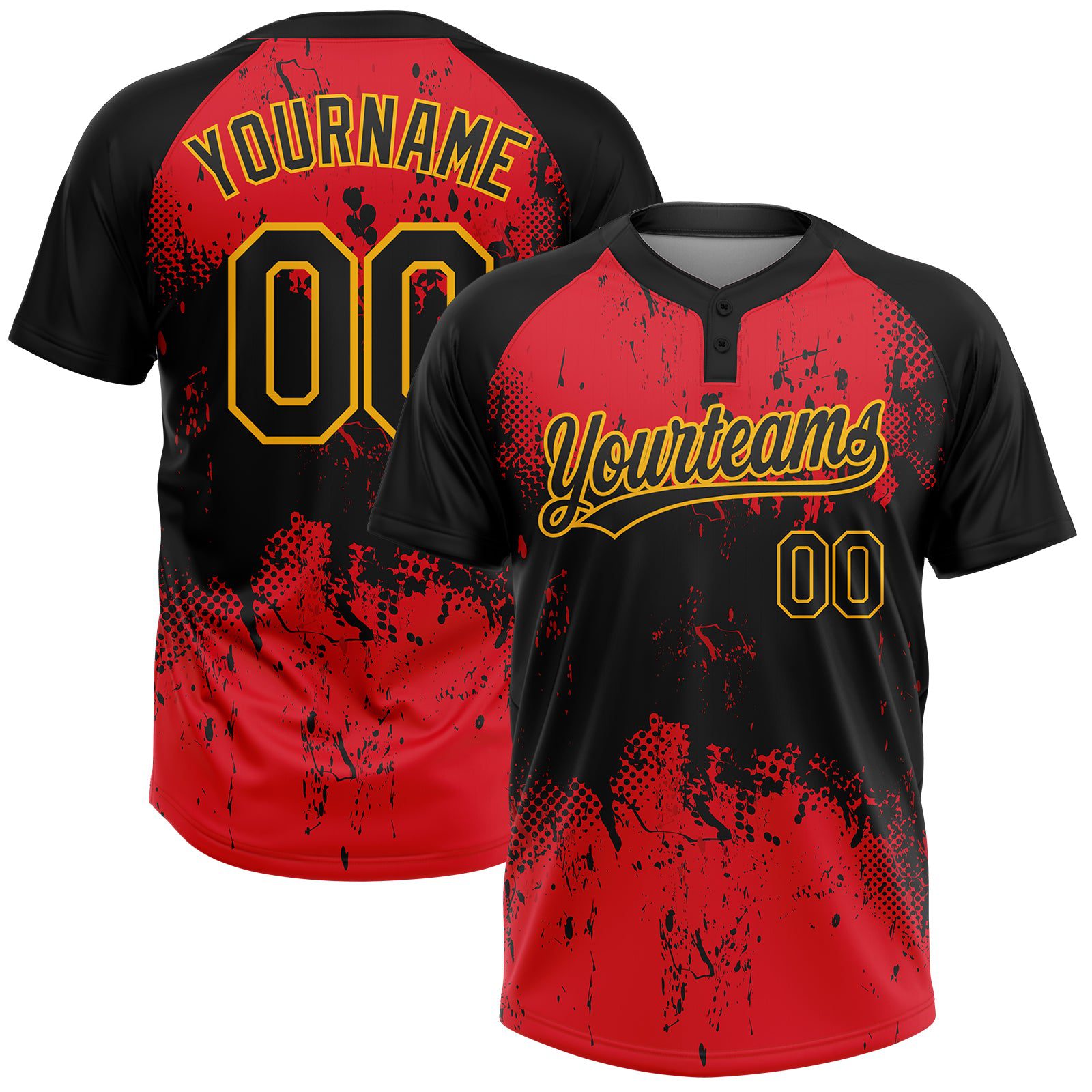 Custom20Red20Black20Gold203d20Pattern20Two20Button20Unisex20Softball20Jersey200001.jpg