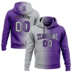 Custom Stitched Purple Gray Black Gradient Fashion Sports Pullover Sweatshirt Hoodie